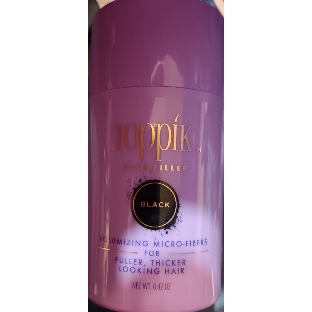 Toppik Hair Filler Volumizing Micro-Fibers in the shade of Black.